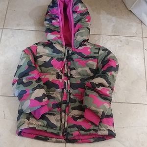 Kids Camo winter coat Jacket